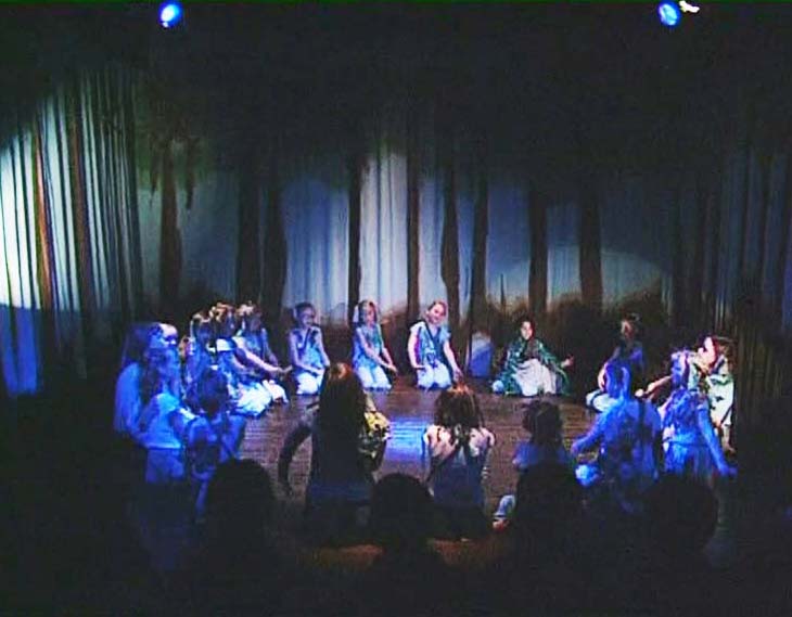 Foto aus dem Musical Die Wassertänzer