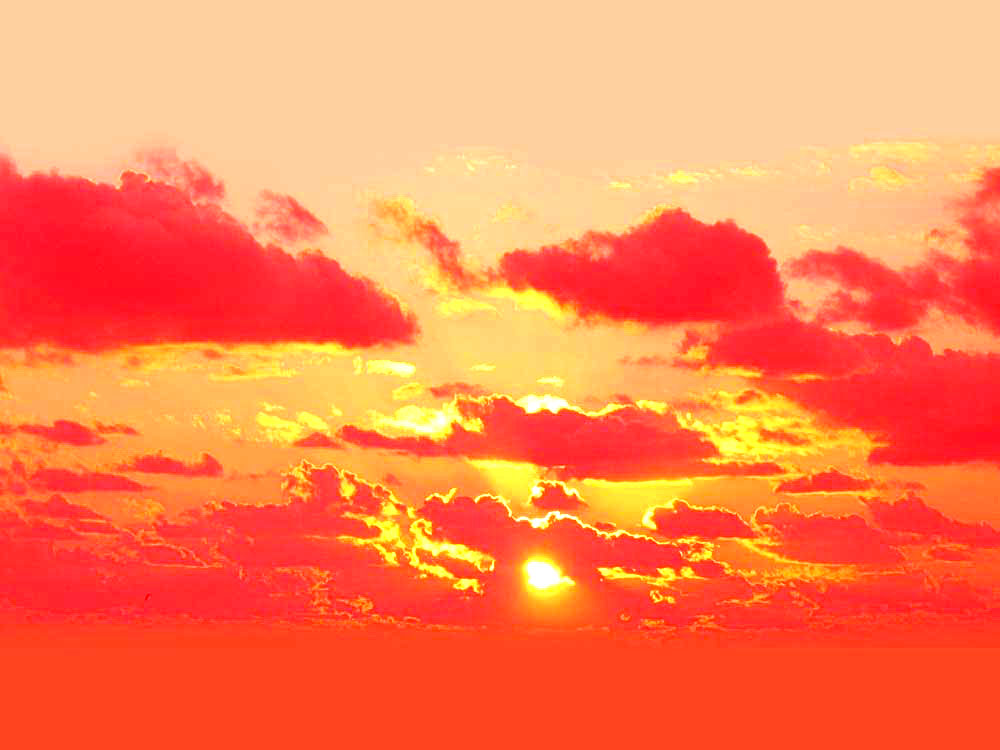 Sonne im Himme